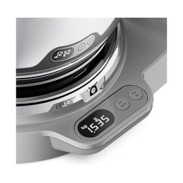 Kenwood KVL85.004SI Titanium Chef Baker XL - Batidora Amasadora Planetaria, 7 L, 1200 W, Función Turbo, Color Plata