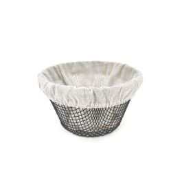 Cesta Pan Metal Redonda con Forro 18 cm My Bar - Inde (24 Unidades) Cesta Pan Metal Redonda con Forro 18 cm My Bar - Inde (24 Unidades)