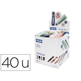 Milan Cinta Correctora Cilindrica 1918 5 mm x 6 M, Expositor Cubo 40 Unidades Colores Surtidos Precio: 48.50000045. SKU: B1HBP46CC6