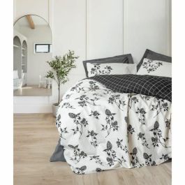 ASI8684283425839 Juego de Cama 100% Algodón Antracita, 1 Funda Nórdica 220x240 cm y 2 Fundas Almohada 60x60 cm ASI8684283425839 Juego de Cama 100% Algodón Antracita, 1 Funda Nórdica 220x240 cm y 2 Fundas Almohada 60x60 cm