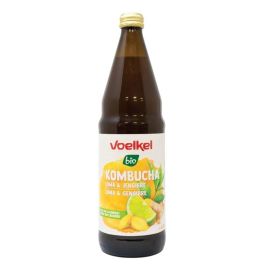 VOELKEL Kombucha Lima y Jengibre Bio 750ml, Bebida de Té Fermentado Refrescante con Té Verde y Hierbas Aromáticas Precio: 4.88999962. SKU: B14QZBGPH3
