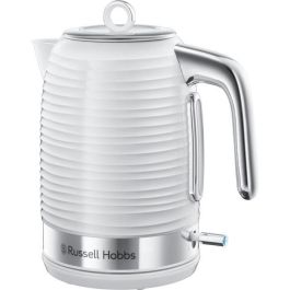 Russell Hobbs 24360-70 Hervidor Inspire 1.7L, hervidor rápido, nivel de agua visible, filtro de piedra caliza, color blanco