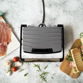 LIVOO DOC232G - Parrilla compacta - 23x15cm - Revestimiento antiadherente - Indicador luminoso de calefacción - Bisagra ajustable LIVOO DOC232G - Parrilla compacta - 23x15cm - Revestimiento antiadherente - Indicador luminoso de calefacción - Bisagra ajustable