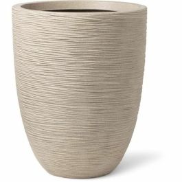 Jarrón bajo elegante - CAPI EUROPE - WASTE RIB NL - 46 x 58 cm - Terrazo beige Precio: 150.49999965. SKU: B1AGQSFRBH