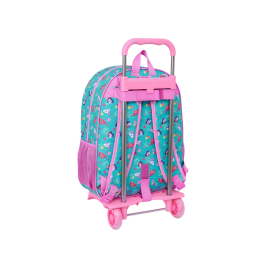 Mochila Escolar con Ruedas My Little Pony Magic Rosa Turquesa 33 x 42 x 14 cm