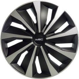 WRC Tapacubos Juego de 4, 16 pulgadas, Estilo Carbono WRC Tapacubos Juego de 4, 16 pulgadas, Estilo Carbono
