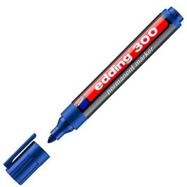 Edding Marcador Permanente 300 Azul - Caja de 10 Unidades (10 Unidades) Precio: 9.5000004. SKU: S8421274