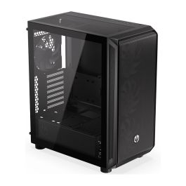Endorfy Arx 500 ARGB PC Negro Vidrio Templado ATX/ITX/micro ATX Gaming Caja con Ventana Lateral Iluminada