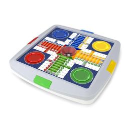 Juego parchis y oca automático 4 jugadores 27x27x4 cm Juego parchis y oca automático 4 jugadores 27x27x4 cm