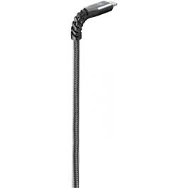 Cellularline Cable USB Tipo C a Lightning 15cm Negro - Certificado MFi para Apple - Suministro de Potencia USB