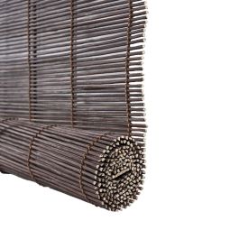 Cintacor Stor enrollable bambú ocre wengue 150x175cm - Incluye alcayatas y seguridad infantil