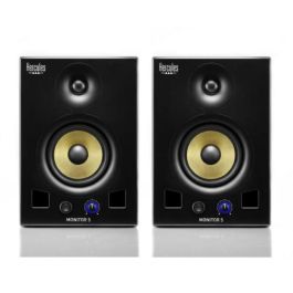 Hercules Monitor de Estudio 5 (Par) - 80W RMS (x2), 160W Pico, Biamplificado LF50W/HF30W, Woofer 5" Kevlar para Mezcla Hercules Monitor de Estudio 5 (Par) - 80W RMS (x2), 160W Pico, Biamplificado LF50W/HF30W, Woofer 5" Kevlar para Mezcla