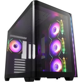 FSP Caja Torre Midi M580-BA ARGB TG Negra ATX, micro ATX, Mini-ITX con Panel de Vidrio Templado para Gaming Precio: 101.50000058. SKU: B1BY83B7EE