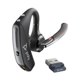 HP Voyager 5200 UC BT600 USB-A Headset con Dongle, Sonido Profesional, Conectividad Bluetooth para Oficina y Móvil