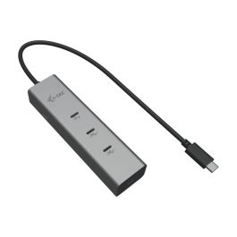 Hub USB i-Tec C31HUBMETAL8KPDPRO Plateado Hub USB i-Tec C31HUBMETAL8KPDPRO Plateado