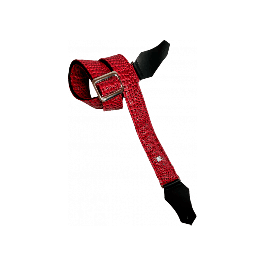 GETM Correa Guitarra Bajo Aussie Gator Dragon Red Getm Piel Ajustable hasta 165 cm