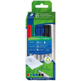 Staedtler Rotulador No Permanente Lumocolor Eco+ Edition 318 F 0,6 mm, Tinta Dry Safe, 6 Unidades Precio: 7.49999987. SKU: B1KNMCN2XJ