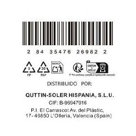 Quttin Cuchillo Verduras Sybarite 14 cm (8 Unidades)