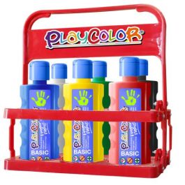 Finger Paint Basic para 6 Botellas 500Ml. Basket 6 Colores Playcolor 17791 Precio: 39.49999988. SKU: B1H79SWZEZ