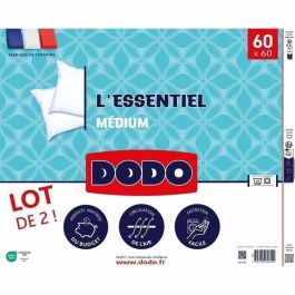 Dodo DOD3307419696440 Juego de 2 Almohadas Medianas LO ESENCIAL 60x60 cm 100% Poliéster