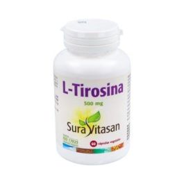 SURA VITASAN L-Tirosina 500 mg, aminoácido esencial para neurotransmisores, 60 cápsulas vegetales Precio: 38.9957458. SKU: B1EEXSPMHM