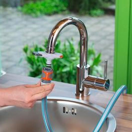 Gardena Adaptador para Grifo de Interior Rosca M22x1 Hembra M24x1 Macho