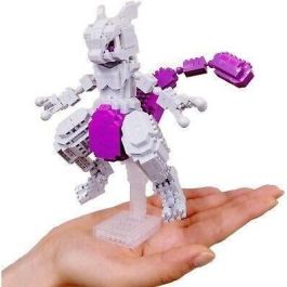 Figura para construir - BANDAI - NANOBLOCK - Pokémon - Mewtwo Figura para construir - BANDAI - NANOBLOCK - Pokémon - Mewtwo