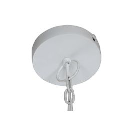 DKD Home Decor Lámpara Techo 1c24 Blanco Dorado 74 x 74 x 50 cm