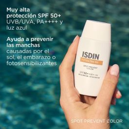 Isdin Foto Ultra 100 Protector Solar Facial Con Color Previene Las Manchas Solares Spf50+ Isdin Foto Ultra 100 Protector Solar Facial Con Color Previene Las Manchas Solares Spf50+