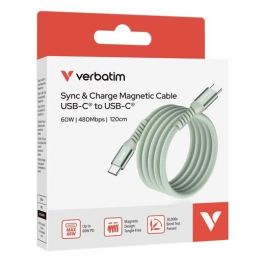 Verbatim Cable Magnético USB-C a USB-C Verde 1.20m - Soporta PD 3.0, QC 3.0, 480Mbps, 60W Precio: 11.49999972. SKU: B178LZWQC5