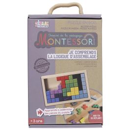 Jeux 2 momes Puzzle Tetris De Madera Montessori Juego De Ensamblaje Para Niños Mayores De 3 Años