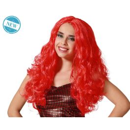 Peluca Larga Ondulada Roja Estilo Fantasía para Disfraces de Personajes Míticos, Halloween y Fiestas Temáticas Precio: 4.49999968. SKU: B1EKWM5TM3
