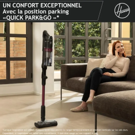 Hoover Aspiradora de Escoba Inalámbrica HF1 Plus HF1P10HX: Ligera y Potente, Modo Turbo, Cepillo LED Antitorsión