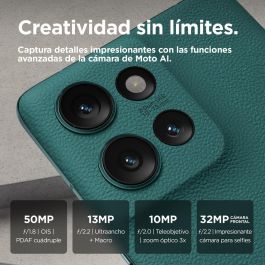 Motorola edge 50 512GB 12GB RAM Verde 5G Android 14, Pantalla pOLED 6.67" 120Hz, Cámara 50MP OIS, 5000mAh, IP68