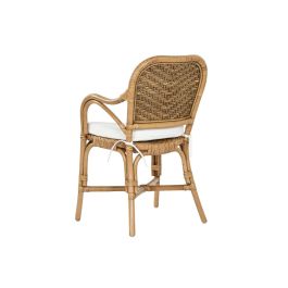 Silla Shabby DKD Home Decor Natural Blanco 62 x 86 x 55 cm