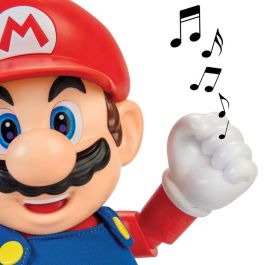 Nintendo Super Mario Figura Interactiva "It's A Me Mario" 36cm Articulada con 19 Frases y Música en Inglés