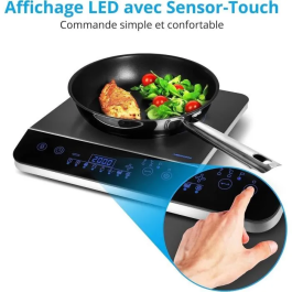 Medion Placa de inducción MD 17595 independiente, 1 fuego, L 29 x P 36 cm