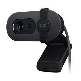 Logitech Brio 105 Business Webcam 1080p con Obturador de Privacidad, Micrófono y Plug-and-Play. Ideal para Empresas, compatible con Windows, macOS, Google Meet.