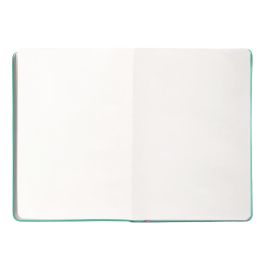 Cuaderno Con Gomilla Antartik Notes Tapa Dura A5 Hojas Lisas Rosa Y Turquesa 100 Hojas 80 gr Fsc