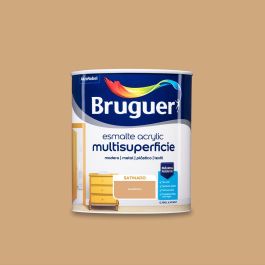Bruguer Esmalte Acrílico Multisuperficie Avellana Satinado 750 ml Interior Exterior Sin Olor Precio: 21.6900002. SKU: S7902840