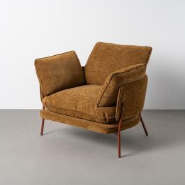 Sillón Marrón Claro Tejido-Metal 95 X 80 X 79 cm Precio: 500.0083. SKU: B14LEYS27S