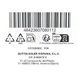 Quttin Cuchillo Cocina 20 cm Dark - Colección Dark (28 Unidades)