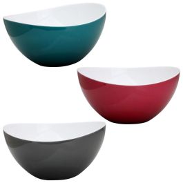 Home Deco Factory Ensaladera Bicolor Diámetro 26 cm Capacidad 3 L