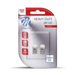 Blister 2X Led L917 W - W5 W 4XSmd3528 24 V Blanco MTECLB917W
