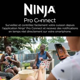 Barbacoa Eléctrica Ninja Woodfire XL con Ahumador y Freidora de Aire - 7 Funciones, App ProConnect, 10 Hamburguesas - Ref. BBK XL ELECT Barbacoa Eléctrica Ninja Woodfire XL con Ahumador y Freidora de Aire - 7 Funciones, App ProConnect, 10 Hamburguesas - Ref. BBK XL ELECT