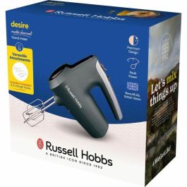 Batidora de mano - RUSSEL HOBBS - Desire Matte Charcoal - 185 W - 5 velocidades - Negra