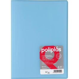 Grafoplás Carpeta Con Fundas Poliplás Soldadas Folio 10 Fundas Pp Semirígido Translúcido Azul Soft Precio: 2.50000036. SKU: B1FA3JRSD2