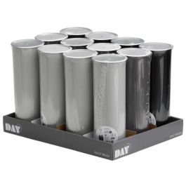 DAY Escobilla WC Acero Inoxidable y Plástico Acabado Mate Colores Surtidos