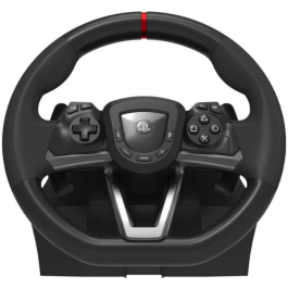 HORI Volante y Pedales Racing Wheel APEX P5 para PC PS4 PS5 - Diámetro 280mm, Rotación 270°, Tecnología TouchSense®, Pedales Ajustables