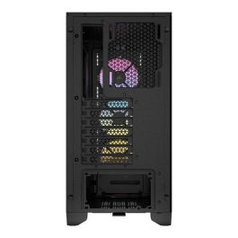 Corsair Caja 3000D RGB Airflow Mid-Tower Negra CC-9011255-WW con Panel de Vidrio Templado